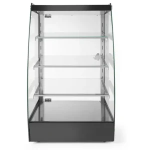 Hendi Open Display | 75L | RVS/Glas | LED-Verlichting | Zelfbediening | 383x420x722mm Tijdelijk Beschikbaar