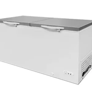 Vrieskist | 610L | Wit/RVS | Statisch | -18°C/-25°C | Dubbel Kanteldeksel | 1805x720x830 mm Gratis Retour