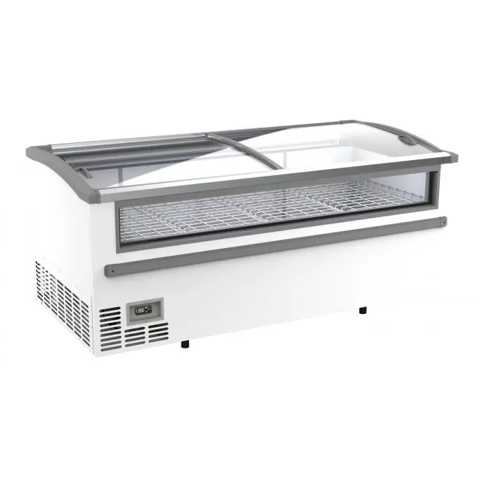 Rechtstreeks Van De Fabrikant Supermarkt Vrieskist | 1005L | Wit | -18°c/-23°c | Statisch | Schuifdeksels | Front Ruit | 2124x952x894mm