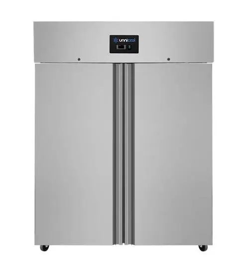 Unnicool Koelkast | 1200L | RVS | -2°C/+8°C | Geforceerd | Wielen | 1480x730x1990mm Beperkt Aanbod