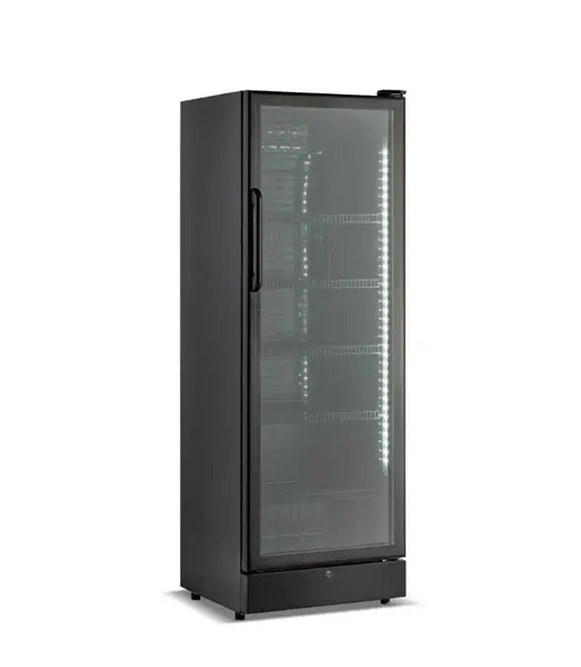 Unnicool Koelkast | 409L | Zwart | +2°C/+10°C | Statisch | Wielen | 650x595x1800mm Rechtstreeks Van De Fabrikant