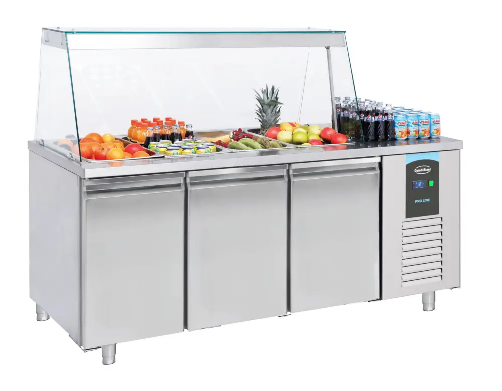 Saladette 3 Deuren 4x 1/1 GN Pan | Combisteel Voordeelprijs
