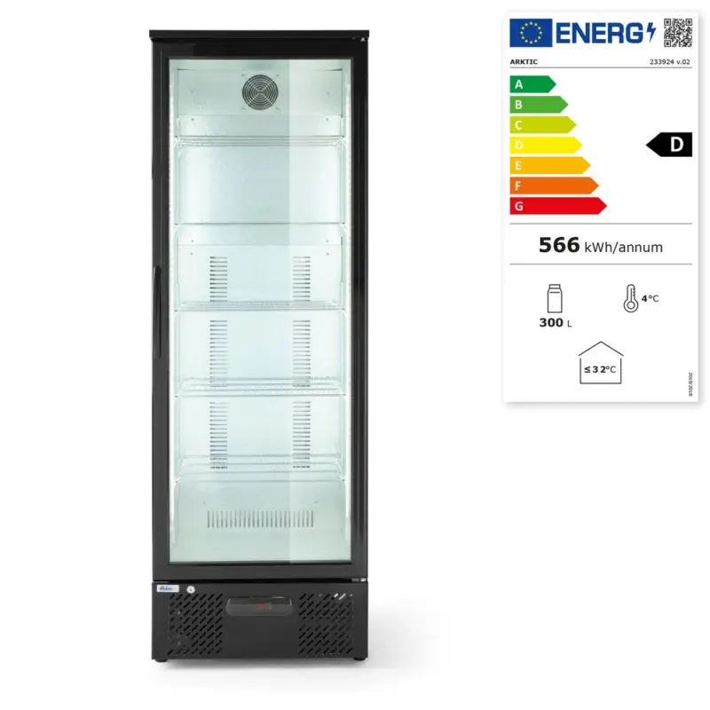 Arktic Drankenkoeling | 319L | Zwart | +2°C/+10°C | Geforceerd | 600x528x1820mm Nu Kopen