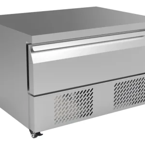 CombiSteel Koel-/Vrieswerkbank | Laag Model | 78L | 1 Lade 2x 1/1 GN | Geforceerd | Wielen | 905x700x600mm Laatste Kans