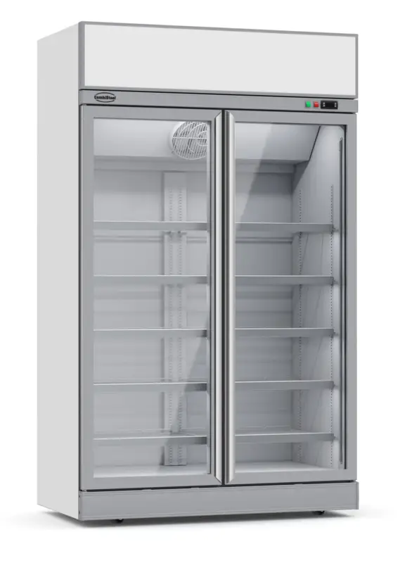 Combisteel Koelkast | 1000L | Wit | 0°C/+10°C | Geforceerd | 2 Klapdeuren | Wielen | 1235x710x2092mm Meest Verkocht