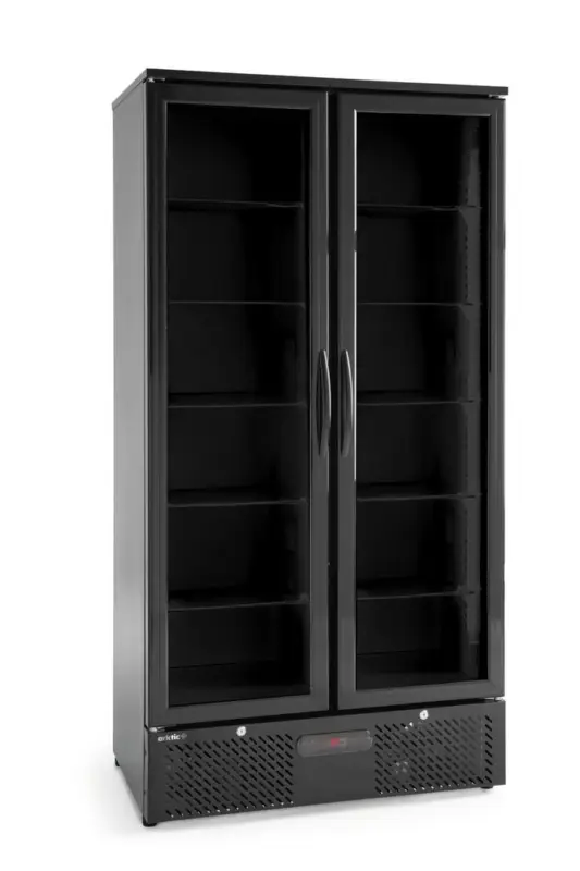 Weekendaanbieding Arktic Backbar Koelkast | 2-Deurs | 384L | +0°C tot +10°C | Zwart | 220-240V/365W | 900x530x1820mm