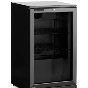 Direct Beschikbaar Arktic Backbar Koelkast | Enkele Deur | 86L | Zwart | +0°C/+10°C | 220-240V/120W | 500x530x870mm