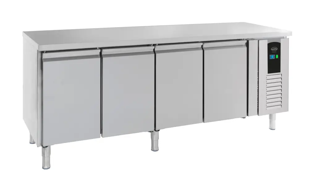 Combisteel Koelwerkbank | Energy Line | Energiezuinig | 393L | 4 Deuren | +2°C/+8°C | Geforceerd | 2230x700x860mm Merkproduct