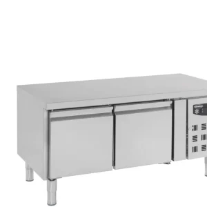 Combisteel Koelwerkbank | Laag Model | 157L | 2 Deuren 1/1 GN | +2°C/+8°C | Geforceerd | 0.34kW | 1360x700x650mm Favoriet