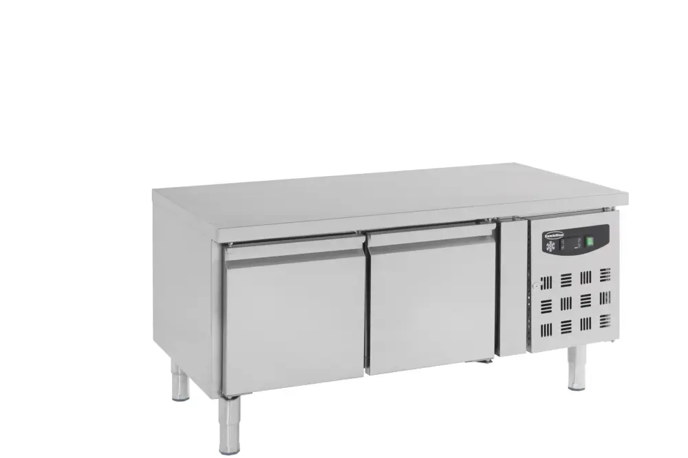Combisteel Koelwerkbank | Laag Model | 157L | 2 Deuren 1/1 GN | +2°C/+8°C | Geforceerd | 0.34kW | 1360x700x650mm Favoriet