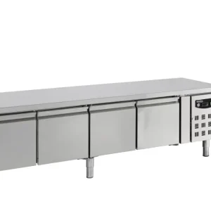 Combisteel Koelwerkbank | Laag Model | 402L | 4 Deuren | +2°C/+8°C | Geforceerd | 2000x700x650mm Tijdelijk Beschikbaar