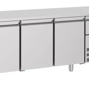 Combisteel Koelwerkbank | PRO LINE | 474L | 3 Deuren 1/1 GN + 1 Lade | -2°C/+8°C | Geforceerd | 1865x700x850mm Gereduceerde Prijs