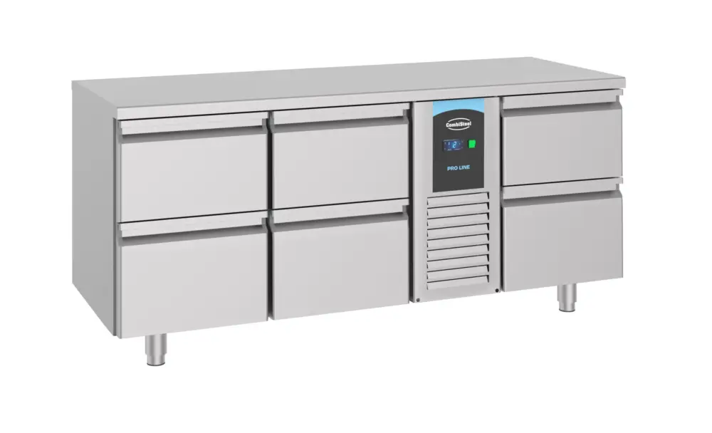 Combisteel Koelwerkbank | PRO LINE | Energiezuinig | 474L | 6 Laden 1/1 GN | -2°C/+8°C | Geforceerd | 1785x700x850mm Express Levering