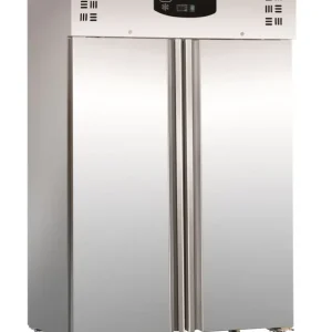 Nu Kopen Combisteel Koelkast | STANDARD LINE | 1200L 2/1 GN | RVS | -2°C/+8°C | Statisch + Ventilator | Wielen | 1340x810x2010mm