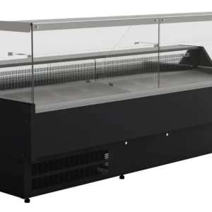 Beperkte Voorraad Combisteel Koeltoonbank Zwart | Morris | +1°c/+10°c | Statisch | Gekoelde Reserve | 1959x1095x1280mm