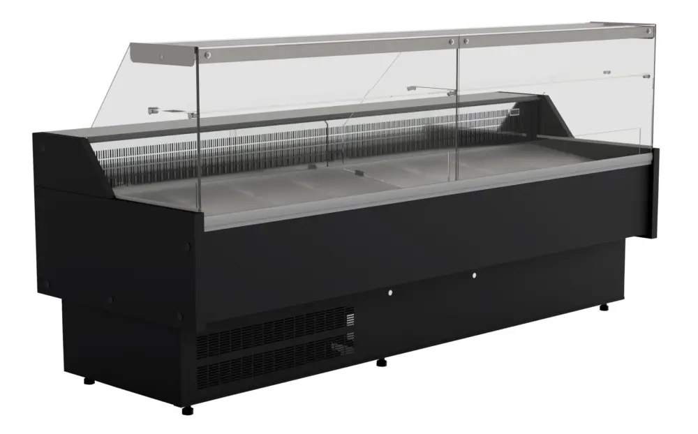 Beperkte Voorraad Combisteel Koeltoonbank Zwart | Morris | +1°c/+10°c | Statisch | Gekoelde Reserve | 1959x1095x1280mm