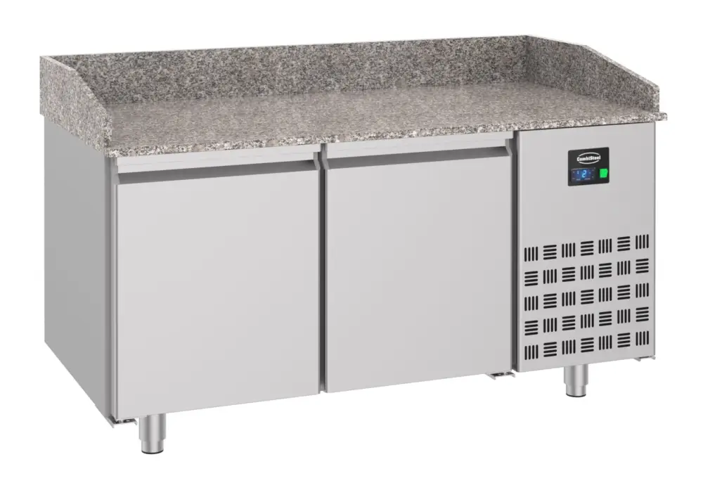 Combisteel Pizzawerkbank | 380L | 2 Deuren (en600x400) | -2°c/+8°c | 1550x800x1080mm Seizoensaanbieding