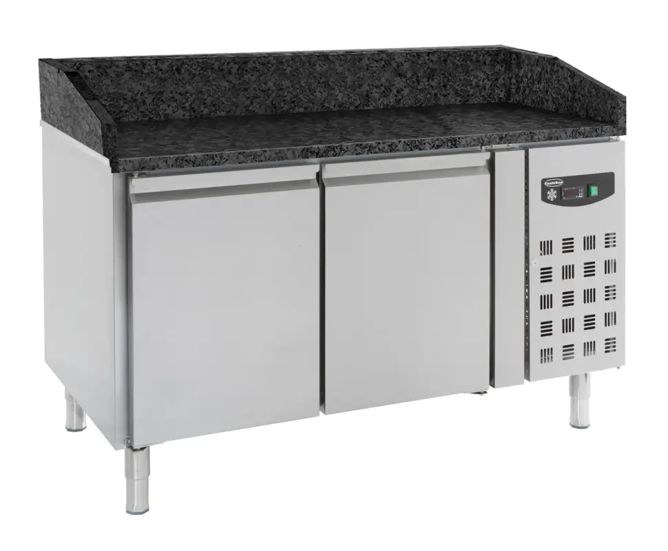 Gratis Retour Combisteel Pizzawerkbank | 390L | 2 Deuren | +2°c/+8°c | Geforceerd | 1510x800x850/1000mm
