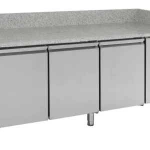 Gecertificeerd Combisteel Pizzawerkbank | 580L | 3 Deuren | 2025x800x1000mm