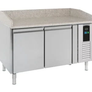 Combisteel Pizzawerkbank | ENERGY LINE | Energiezuinig | 268L | 2 Deuren | +2°C/+8°C | Geforceerd | 1510x800x910/1090mm Korting