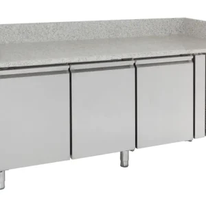 Must-Have Combisteel Pizzawerkbank | ENERGY LINE | Energiezuinig | 410L | 3 Deuren | +2°C/+8°C | Geforceerd | 2020x800x910/1090mm