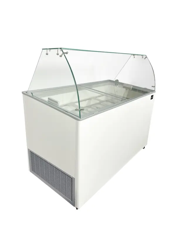 CombiSteel Schepijsvitrine | CORSICA | 231L | 6x 5L | -14°C/-24°C | Statisch | Wielen | 909x644x1229mm Bestel Nu