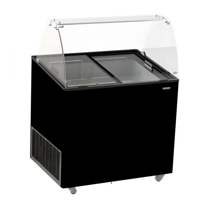 Combisteel Schepijsvitrine | CORSICA | 231L | 6x 5L | Statisch | Wielen | 909x644x1229mm Gratis Retour
