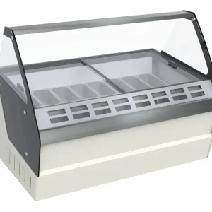 Combisteel Schepijsvitrine | Hawaii | 16x 5L | Wielen | 1590x1195x1335mm Fabrieksprijs