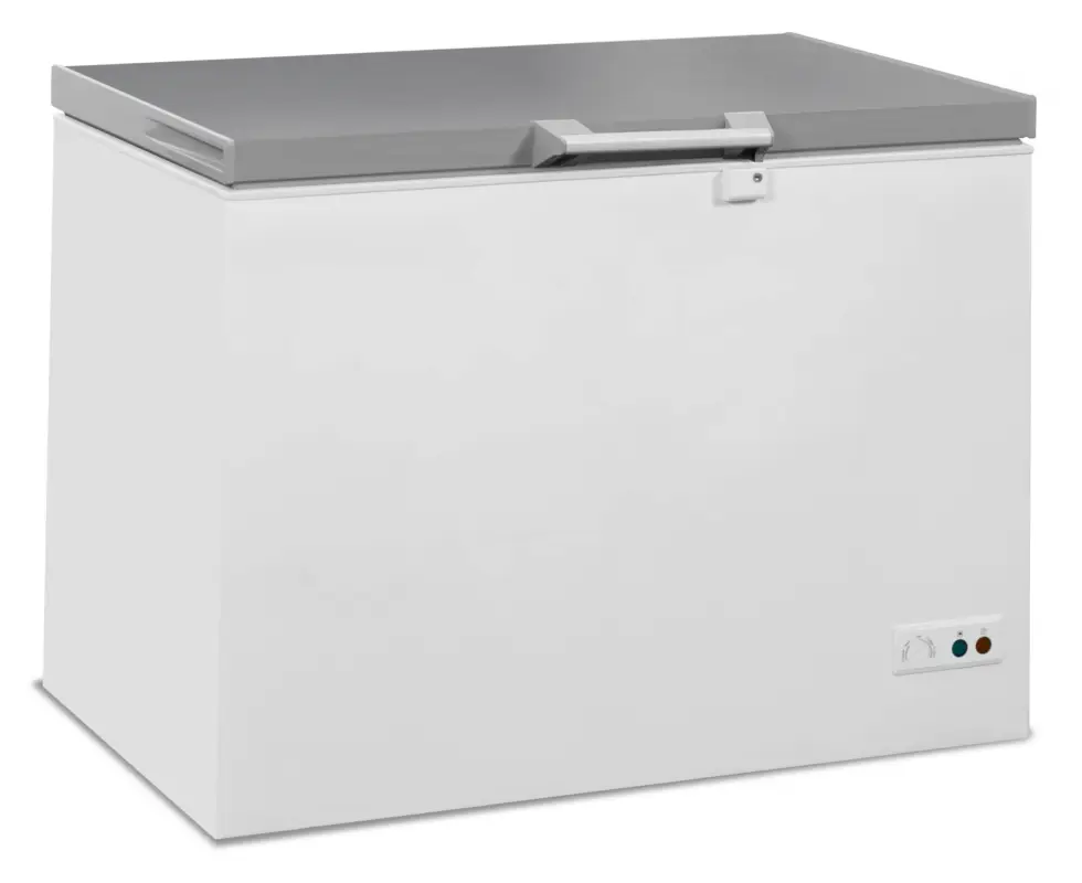 Direct Verzonden CombiSteel Vrieskist 305L | RVS Deksel | -18/-24°c | 1041x743x840mm