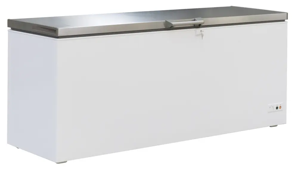 CombiSteel Vrieskist 635L | RVS Deksel | -18/-24°c | 1904x743x840mm Superprijs