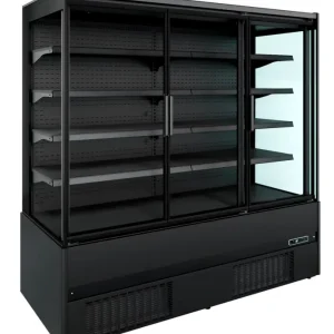 Combisteel Wandkoeling | JAMIE | Zwart | +2°C/+4°C | Geforceerd | Klapdeuren | 1935x665x1920mm Express Levering