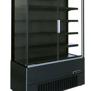 Combisteel Wandkoeling | Jamie | Zwart | +2°C/+8°C | Geforceerd | Klapdeuren | 1510x665x1920mm Fabrieksprijs