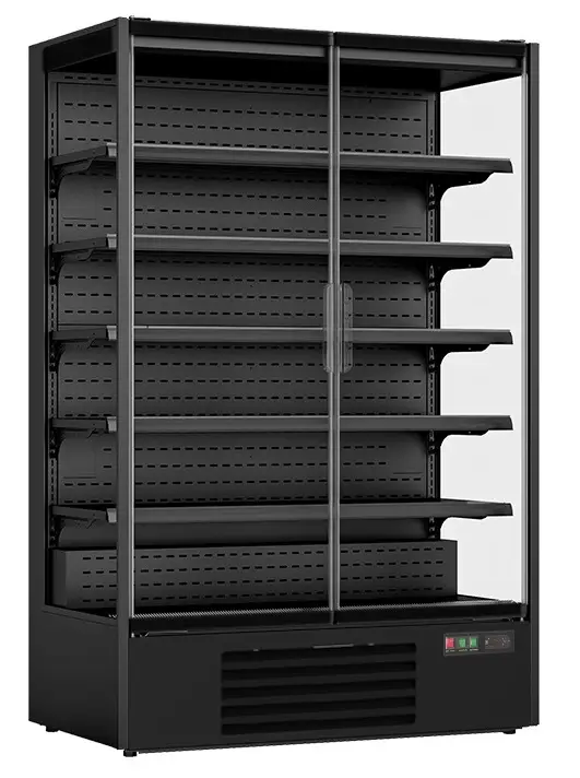 CombiSteel Wandkoeling | MARCO | Zwart | -1°C/+5°C | Geforceerd | 6 Niveaus | Draaideuren | 1310x740x2010mm Dagaanbieding