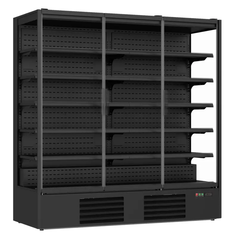 Nieuw Combisteel Wandkoeling | Marco | Zwart | +2°C/+8°C | Geforceerd | 6 Niveaus | Draaideuren | 1935x740x2010mm