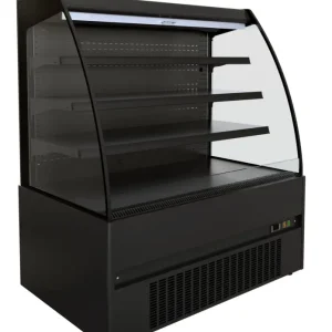 Flitsaanbieding Combisteel Wandkoeling | Noah | Zwart | +2°C/+8°C | Geforceerd | Nachtgordijn | 1510x665x1500mm