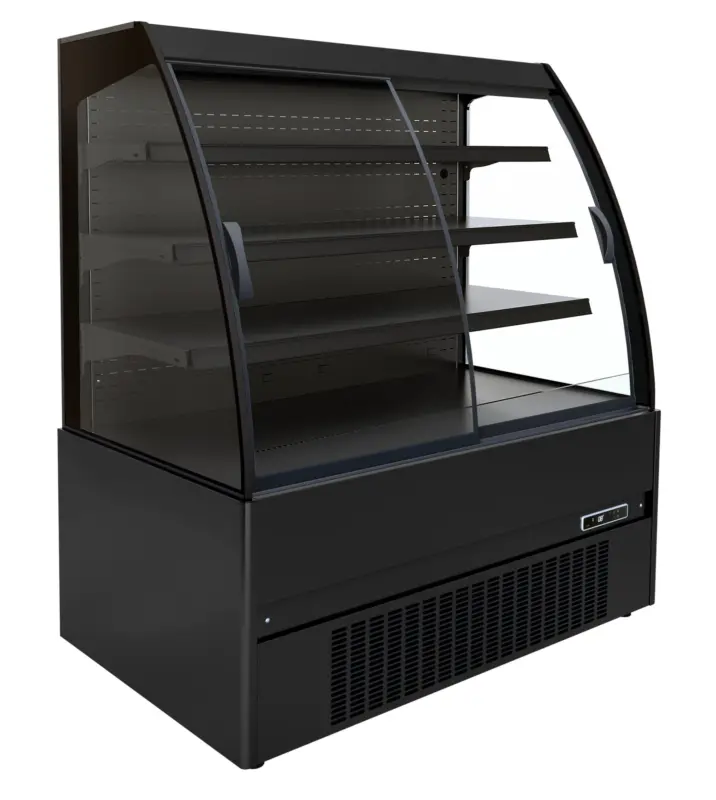 Combisteel Wandkoeling | Noah | Zwart | +2°C/+8°C | Geforceerd | Schuifdeuren | 1310x665x1500mm Gratis Retour