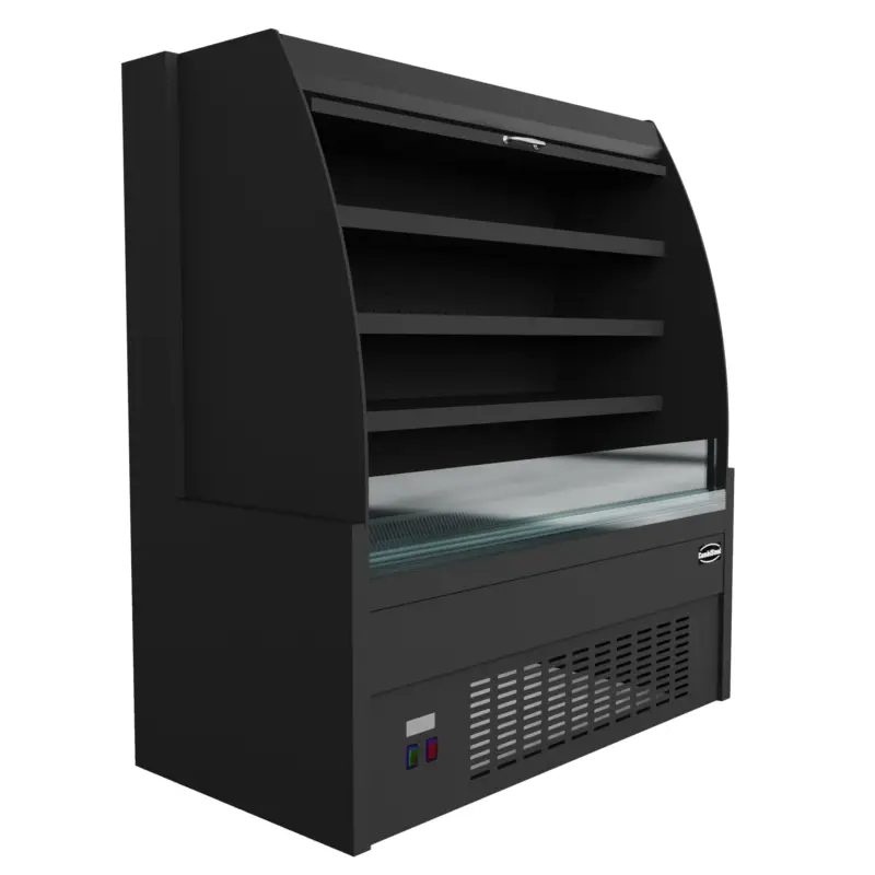 Beperkt Aanbod CombiSteel Wandkoeling | Zwart | +2°C/+8°C | Geforceerd | Intern Nachtgordijn | 1300x660x1500mm
