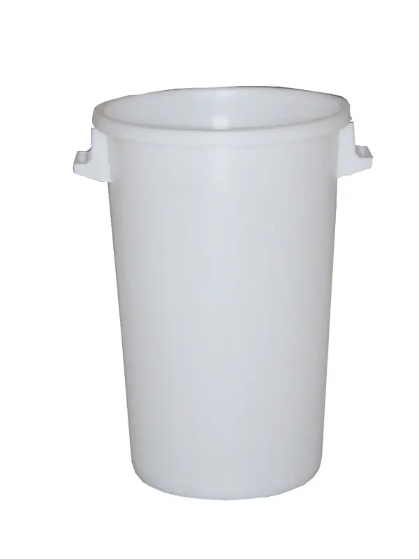 Exclusieve Aanbieding Combisteel Afvalbak 100L | Kunststof | Wit | Ø530x660mm