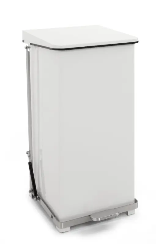 Dagaanbieding V-Part Industriële Pedaalemmer | 90L | Wit | 440x440x770mm