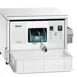 Actieprijs Bartscher Bestek Poleermachine RVS | 230V | Capaciteit 1.500 stuks p/uur | 510x440x345mm