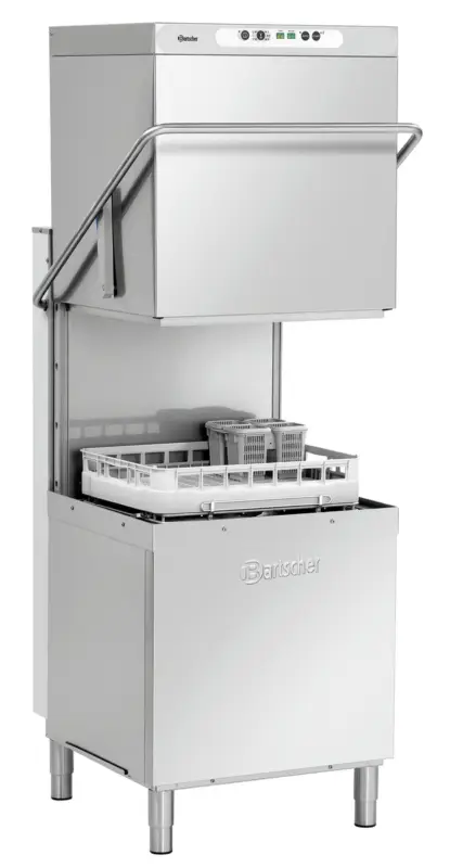 Korting Bartscher Doorschuifvaatwasser | DuoFlo-pomp | 600x500mm Korven | 400V | 790x845x1535mm