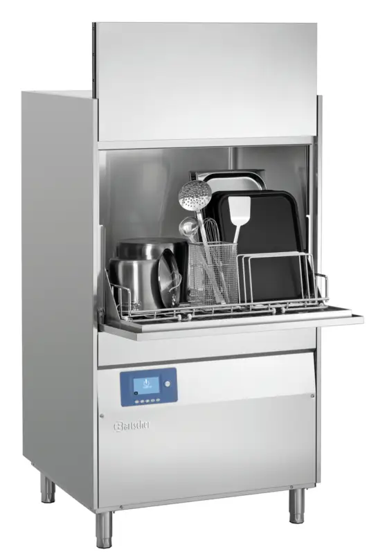 Shop Nu Bartscher Vaatwasser TS 850 R | Naspoelpomp | Break tank | Drukloze Boiler | 400V | 990x930x1790mm