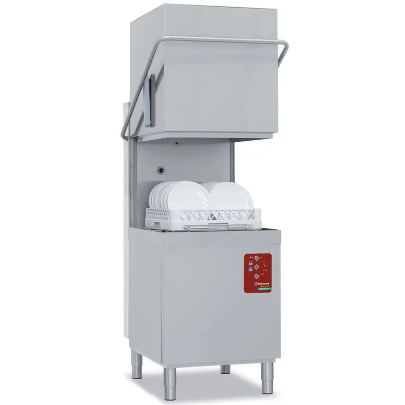 Speciale Aanbieding Diamond Doorschuifvaatwasser | Ontsmetting | Mand 500x500mm | Afvoerpomp | Zeeppomp | Naglanspomp | Breaktank | 710x800x1530/2010mm
