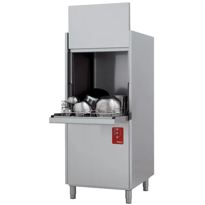 Diamond Horeca Pottenwasser RVS | 550x610mm Mand + Break Tank | 400v | 720x780x1760/2030mm Nieuw