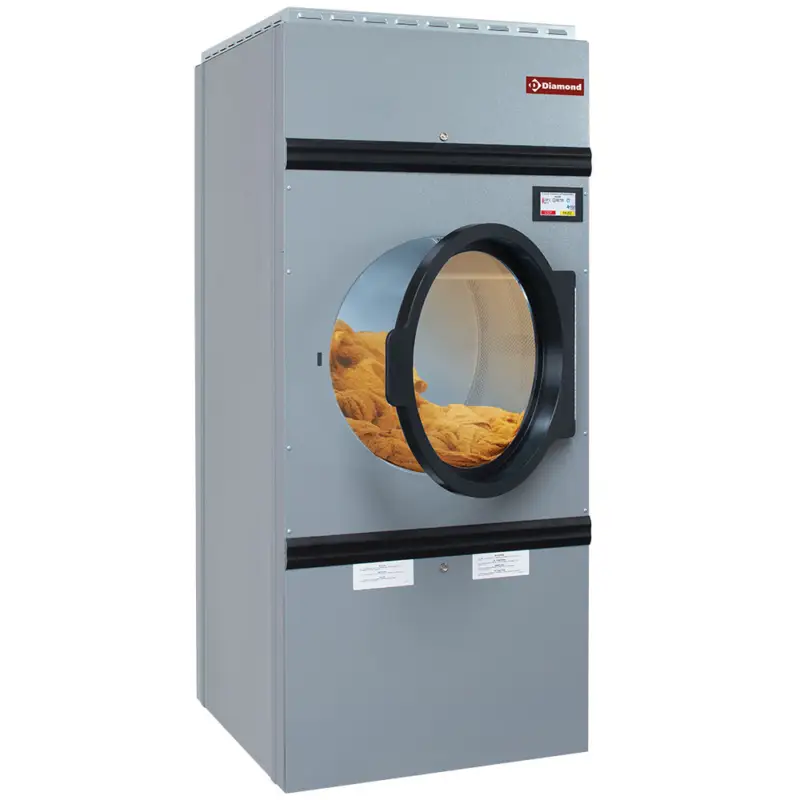 Diamond Roterende Elektrische Droogmachine | 10 Kg | Afwisselende Rotatie | Touchscreen | 791x707x1760mm Beperkte Voorraad