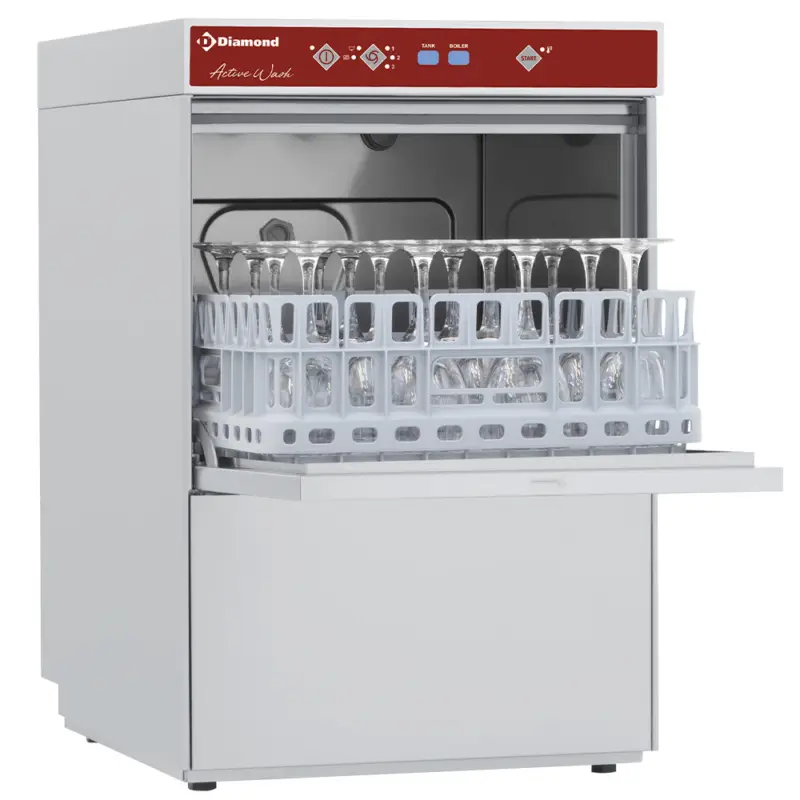 Glazenwasser Vierkante Mand 400×400 Mm Gecertificeerd