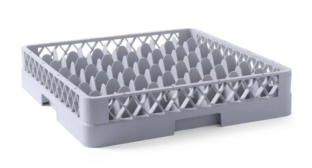 Vaatwaskorf Voor Glaswerk, Hendi, 49 Vakken, 500x500x(h)104mm Gecertificeerd