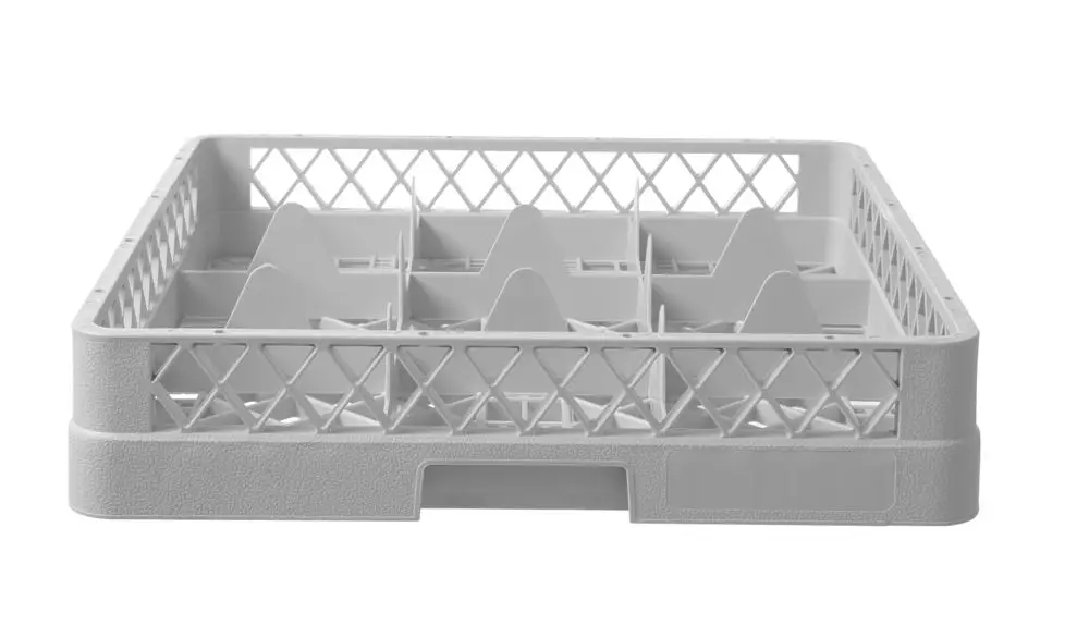 Uitverkoop Vaatwaskorf Voor Glaswerk, Hendi, 9 Vakken, 500x500x(h)104mm
