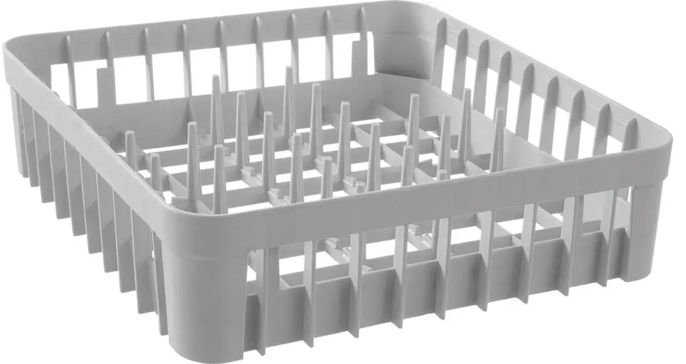 Must-Have Vaatwaskorf Voor Glazen, Hendi, Met 20 Steun Pinnen, 400x400x(h)110mm