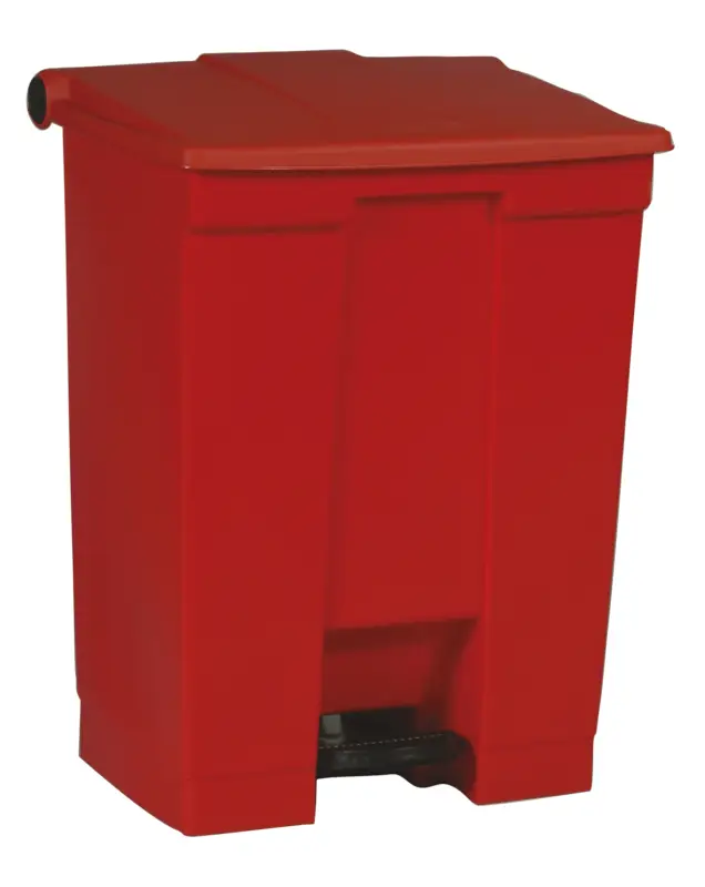 Gratis Retour Rubbermaid Step-On Classic Container | 68L | Pedaalemmer | HACCP | Rood | 502x410x673mm